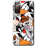MRCİLETİSİMmrc-2574 Karakterler Kılıf HD Desen Baskılı Arka Kapak Samsung Galaxy S20 FE ile uyumlu