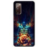 MRCİLETİSİMmrc-2626 Ballı Baykuş Kılıf HD Desen Baskılı Arka Kapak Samsung Galaxy S20 FE ile uyumlu
