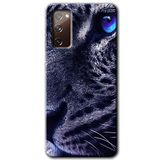 MRCİLETİSİMmrc-2726 Kaplan Kılıf HD Desen Baskılı Arka Kapak Samsung Galaxy S20 FE ile uyumlu