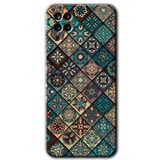 MRCİLETİSİMmrc-30413 Mat Mandala Kılıf Baskılı Kapak Tam Ekran Koruyucu Samsung Galaxy M12 ile uyumlu