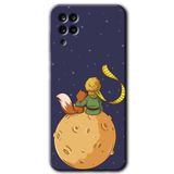 MRCİLETİSİMmrc-30503 Küçük Prens Kılıf Baskılı Kapak Tam Ekran Koruyucu Samsung Galaxy M12 ile uyumlu