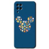 MRCİLETİSİMmrc-30530 Mickey Kılıf Baskılı Kapak Tam Ekran Koruyucu Samsung Galaxy M12 ile uyumlu