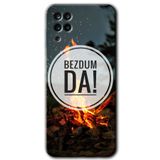 MRCİLETİSİMmrc-30681 Bezdum Da Kılıf Baskılı Kapak Tam Ekran Koruyucu Samsung Galaxy M12 ile uyumlu