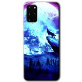 MRCİLETİSİMmrc-3360 Mega Kurt Kılıf HD Desen Baskılı Arka Kapak Samsung Galaxy S20 Plus ile uyumlu