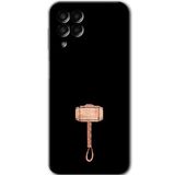 MRCİLETİSİMmrc-34115 Thor Çekiç Kılıf Baskılı Kapak Tam Ekran Koruyucu Samsung Galaxy M33 ile uyumlu