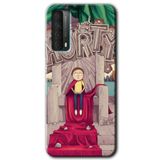 MRCİLETİSİMmrc-36470 Morty Kılıf Baskılı Kapak Tam Ekran Koruyucu Huawei P Smart 2021 ile uyumlu