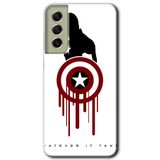 MRCİLETİSİMmrc-37657 Captain Amerika Kılıf Baskılı Kapak Tam Ekran Koruyucu Samsung Galaxy S21 FE ile uyumlu