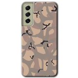 MRCİLETİSİMmrc-37765 Kamuflaj 6 Kılıf Baskılı Kapak Tam Ekran Koruyucu Samsung Galaxy S21 FE ile uyumlu