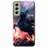 MRCİLETİSİMmrc-37915 Bloodhorne Kılıf Baskılı Kapak Tam Ekran Koruyucu Samsung Galaxy S21 FE ile uyumlu