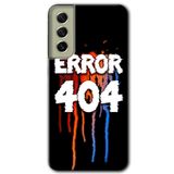 MRCİLETİSİMmrc-37927 404 Error Kılıf Baskılı Kapak Tam Ekran Koruyucu Samsung Galaxy S21 FE ile uyumlu