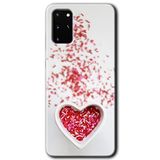 MRCİLETİSİMmrc-3841 Kalpli Şekerleme Kılıf HD Desen Baskılı Arka Kapak Samsung Galaxy S20 Plus ile uyumlu