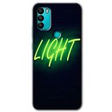 MRCİLETİSİMmrc-38575 Neon İnscription Kılıf HD Desen Baskılı Arka Kapak General Mobile GM 21 Plus ile uyumlu