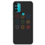 MRCİLETİSİMmrc-38739 Avengers Minimalism Kılıf HD Desen Baskılı Arka Kapak General Mobile GM 21 Plus ile uyumlu