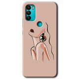MRCİLETİSİMmrc-38989 Çizim Silüet Kılıf HD Desen Baskılı Arka Kapak General Mobile GM 21 Plus ile uyumlu