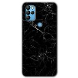 MRCİLETİSİMmrc-39273 Siyah Mermer Kılıf HD Desen Baskılı Arka Kapak General Mobile GM 21 Pro ile uyumlu