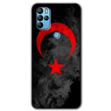 MRCİLETİSİMmrc-39482 Black Ayyıldız Kılıf HD Desen Baskılı Arka Kapak General Mobile GM 21 Pro ile uyumlu