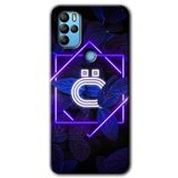 MRCİLETİSİMmrc-39534 Dark Neon Yaprak Ö Harfi Kılıf HD Desen Baskılı Arka Kapak General Mobile GM 21 Pro ile uyumlu