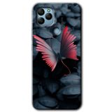 MRCİLETİSİMmrc-40168 Dark Butterfly Kılıf HD Desen Baskılı Arka Kapak General Mobile GM 22 Plus ile uyumlu