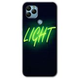 MRCİLETİSİMmrc-40225 Neon İnscription Kılıf HD Desen Baskılı Arka Kapak General Mobile GM 22 Plus ile uyumlu