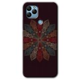MRCİLETİSİMmrc-40230 Mandala Flower Wal Kılıf HD Desen Baskılı Arka Kapak General Mobile GM 22 Plus ile uyumlu