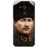 MRCİLETİSİMmrc-42227 Başkomutan Atatürk Kılıf HD Desen Baskılı Arka Kapak General Mobile GM 8 ile uyumlu