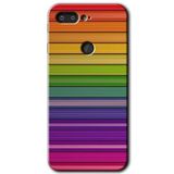 MRCİLETİSİMmrc-42578 Colorful Lines Kılıf HD Desen Baskılı Arka Kapak General Mobile GM 9 Pro ile uyumlu