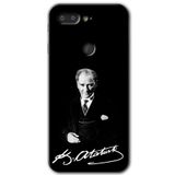 MRCİLETİSİMmrc-42768 Atatürk İmza Kılıf HD Desen Baskılı Arka Kapak General Mobile GM 9 Pro ile uyumlu