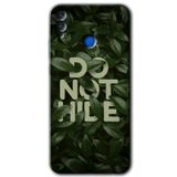MRCİLETİSİMmrc-44206 Do Not Hide Kılıf HD Desen Baskılı Arka Kapak + Temperli Cam Honor 8c ile uyumlu