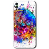 MRCİLETİSİMmrc-44532 4K Clock Kılıf HD Desen Baskılı Arka Kapak + Temperli Cam Honor 8c ile uyumlu