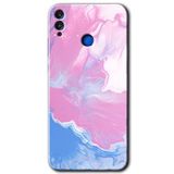 MRCİLETİSİMmrc-44638 Liquid Lekeler Art Kılıf HD Desen Baskılı Arka Kapak Honor 8c ile uyumlu