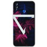 MRCİLETİSİMmrc-44656 Mekanik Yaprak Kılıf HD Desen Baskılı Arka Kapak Honor 8c ile uyumlu
