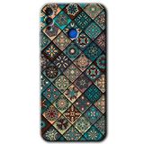 MRCİLETİSİMmrc-44713 Mat Mandala Kılıf HD Desen Baskılı Arka Kapak Honor 8c ile uyumlu