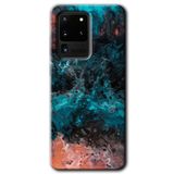 MRCİLETİSİMmrc-4501 Liquid Colorfull Kılıf HD Desen Baskılı Arka Kapak Samsung Galaxy S20 Ultra ile uyumlu