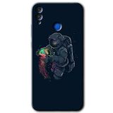 MRCİLETİSİMmrc-45087 Astronot Kıyafeti Kılıf HD Desen Baskılı Arka Kapak Honor 8c ile uyumlu