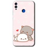 MRCİLETİSİMmrc-45759 Kedi Aşkı Kılıf HD Desen Baskılı Arka Kapak Honor 8x ile uyumlu
