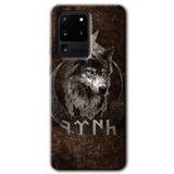 MRCİLETİSİMmrc-4835 Bozkurt Göktürk Kılıf HD Desen Baskılı Arka Kapak Samsung Galaxy S20 Ultra ile uyumlu
