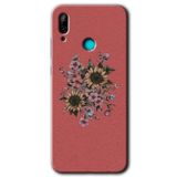 MRCİLETİSİMmrc-54388 Retro Çiçek Kılıf HD Desen Baskılı Arka Kapak Huawei P smart 2019 ile uyumlu
