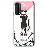 MRCİLETİSİMmrc-54607 Dark Sunday Kılıf HD Desen Baskılı Arka Kapak Huawei P Smart 2021 ile uyumlu