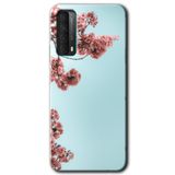 MRCİLETİSİMmrc-54998 Japon Çiçeği Kılıf HD Desen Baskılı Arka Kapak Huawei P Smart 2021 ile uyumlu