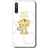 MRCİLETİSİMmrc-55156 Sevimli Kedi 1 Kılıf HD Desen Baskılı Arka Kapak Huawei P Smart S ile uyumlu