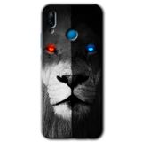 MRCİLETİSİMmrc-56675 Fire and Ice Lion Kılıf HD Desen Baskılı Arka Kapak Huawei P20 Lite ile uyumlu