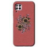 MRCİLETİSİMmrc-59338 Retro Çiçek Kılıf HD Desen Baskılı Arka Kapak Huawei P40 Lite ile uyumlu