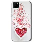 MRCİLETİSİMmrc-62691 Kalpli Şekerleme Kılıf HD Desen Baskılı Arka Kapak Huawei Y5P ile uyumlu