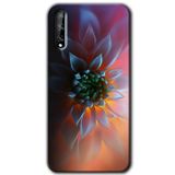 MRCİLETİSİMmrc-65612 Çiçek Motif Kılıf HD Desen Baskılı Arka Kapak Huawei Y8P ile uyumlu