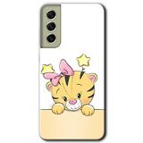 MRCİLETİSİMmrc-6754 Sevimli Kedi Kılıf HD Desen Baskılı Arka Kapak Samsung Galaxy S21 FE ile uyumlu