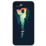 MRCİLETİSİMmrc-67744 Kılıf HD Baskılı Desen Hayalet Cam Yandan Görünmez Huawei P20 Lite ile uyumlu
