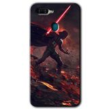 MRCİLETİSİMmrc-67840 Kılıf HD Baskılı Desen Hayalet Cam Yandan Görünmez Huawei P20 Lite ile uyumlu