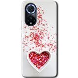 MRCİLETİSİMmrc-73692 Kalpli Şekerleme Kılıf HD Desen Baskılı Arka Kapak Huawei Nova 9 ile uyumlu
