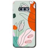 MRCİLETİSİMmrc-795 Vektör Çiçekler Kılıf HD Desen Baskılı Arka Kapak Samsung Galaxy S10e ile uyumlu