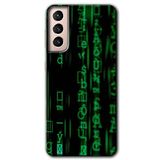 MRCİLETİSİMmrc-8191 Matrix Kılıf HD Desen Baskılı Arka Kapak Samsung Galaxy S21 Plus ile uyumlu